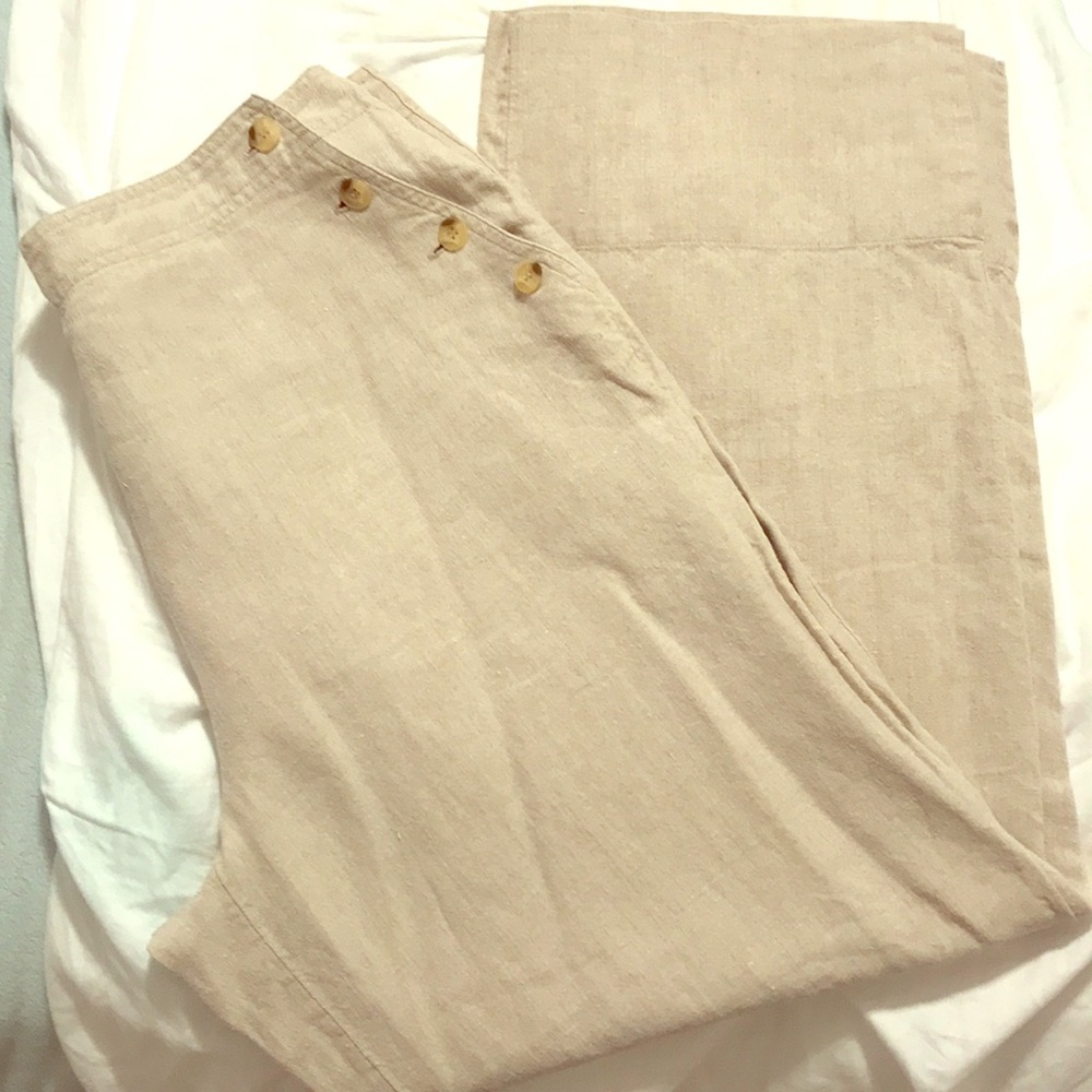 JJill linen capris size 12
